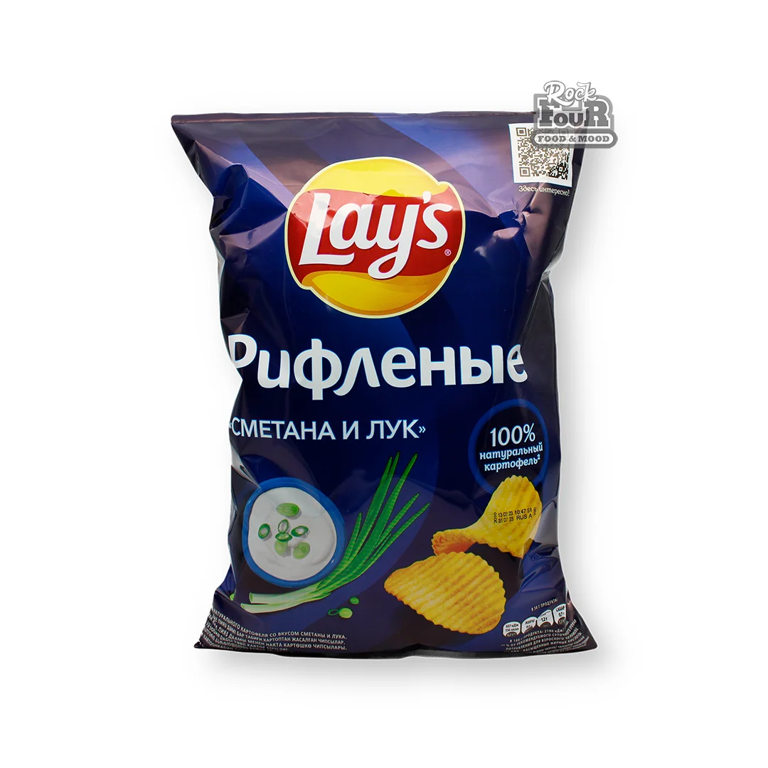 Potato chips "Lay's" with sour cream and onion flavor 140g